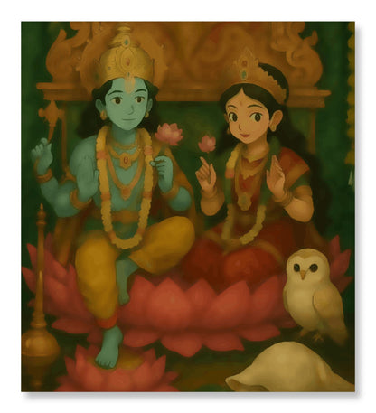 Shri Lakshmi Narayan - Ghibli Addition Vishnu