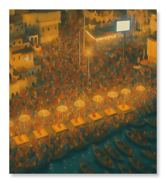 A Night of Thousand Diyas - Ghibli Edition Ganga Aarti