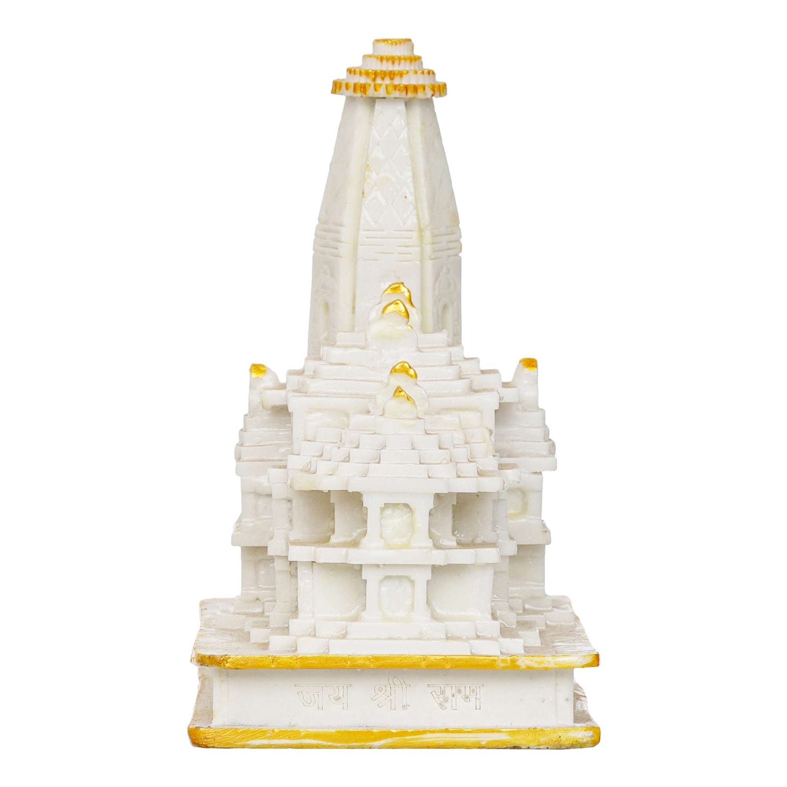 Ram Mandir | Jai Shree Ram JanamBhoomi Mandir, Religious, Mandir Murti, Ayodhya Model, for Home, Pooja Room, Puja, Temple | Marble Handcrafted- White