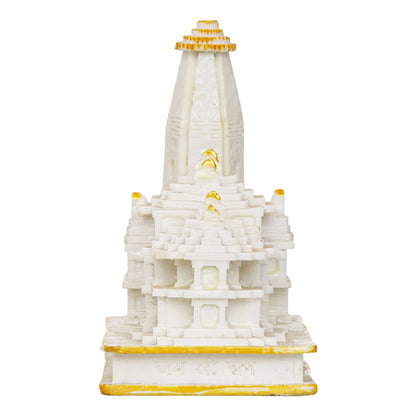 Ram Mandir | Jai Shree Ram JanamBhoomi Mandir, Religious, Mandir Murti, Ayodhya Model, for Home, Pooja Room, Puja, Temple | Marble Handcrafted- White