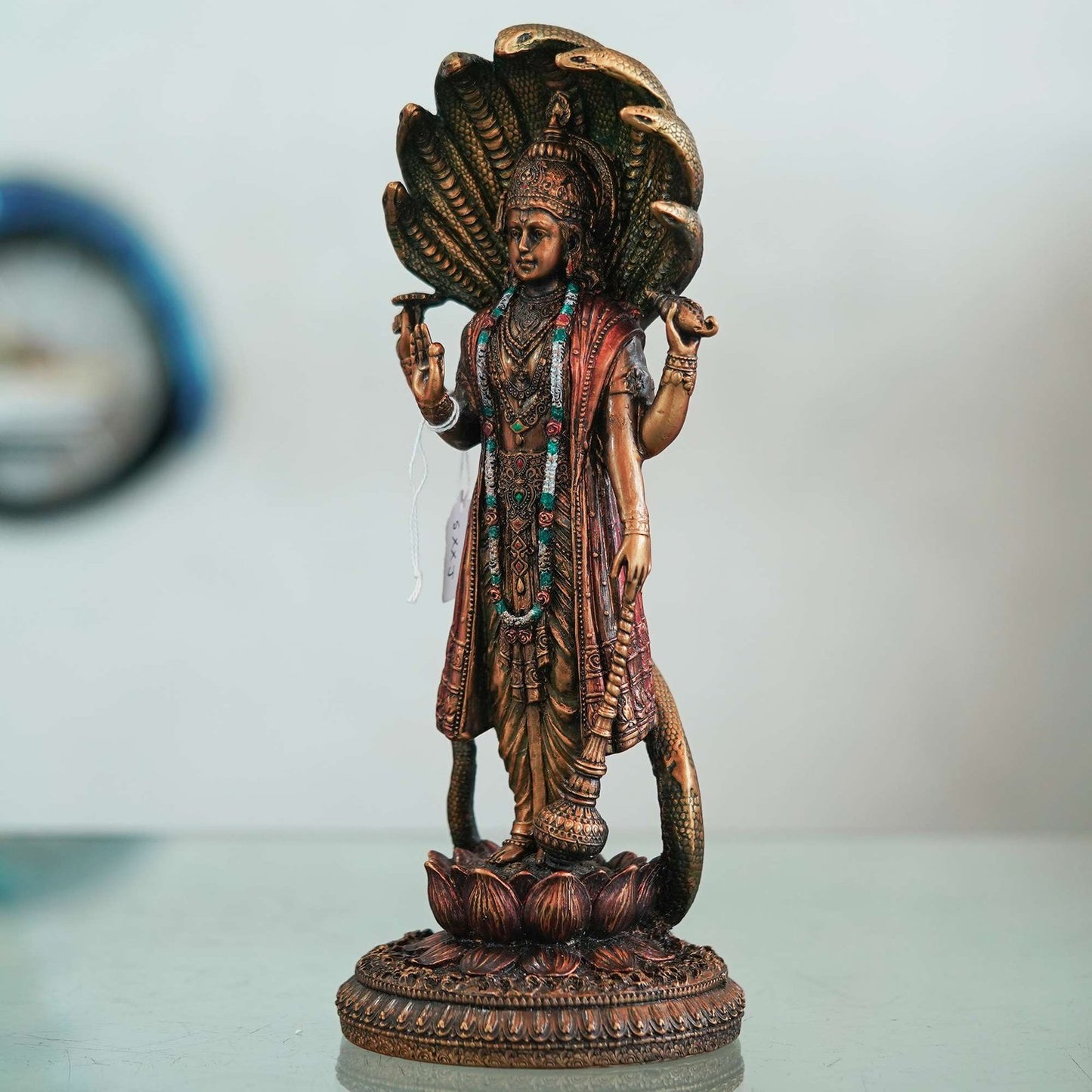 Lord Vishnu Idol A Sacred Representation of the Preserver