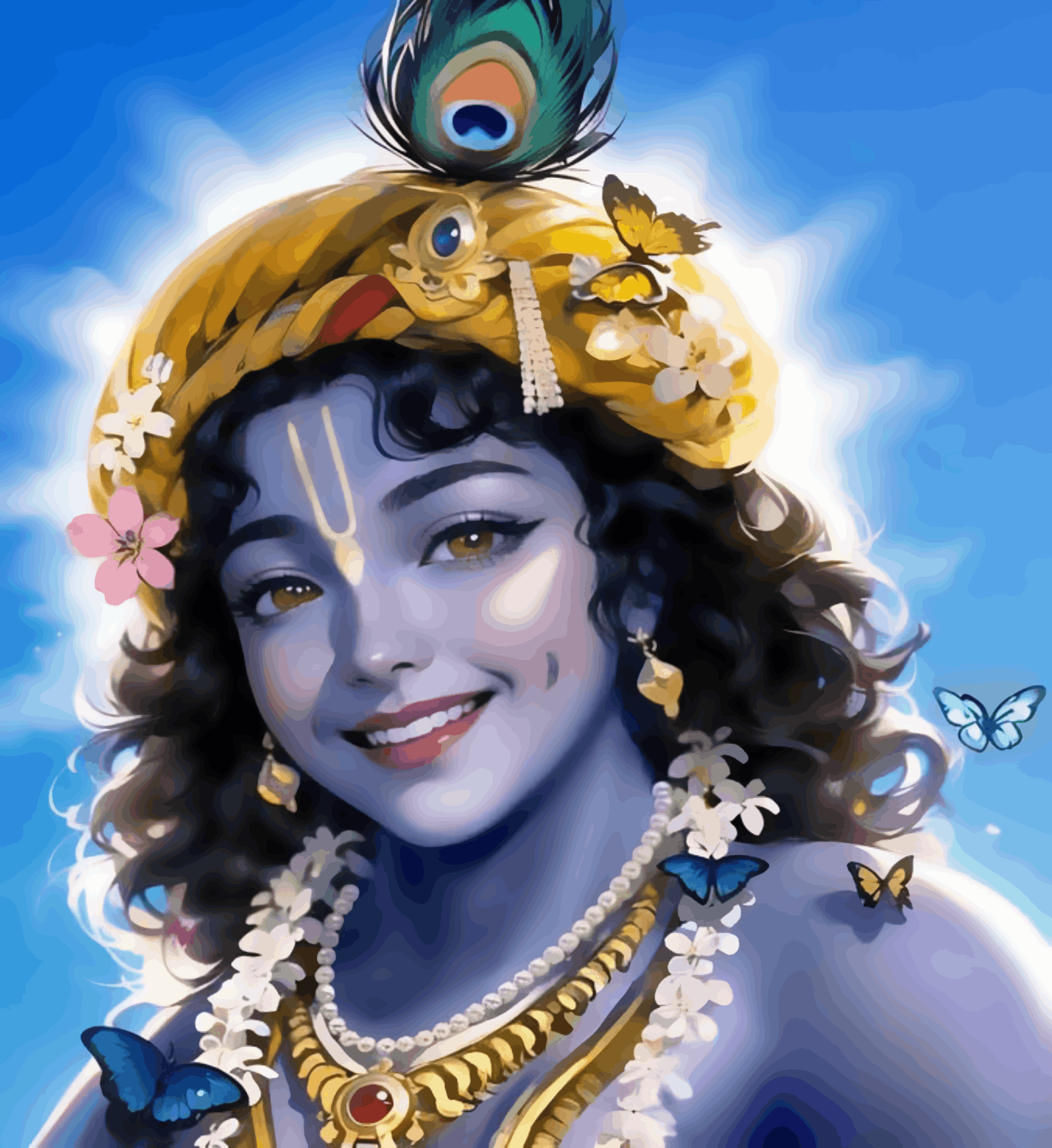 Glowing Shree Krishna - Janmasthami