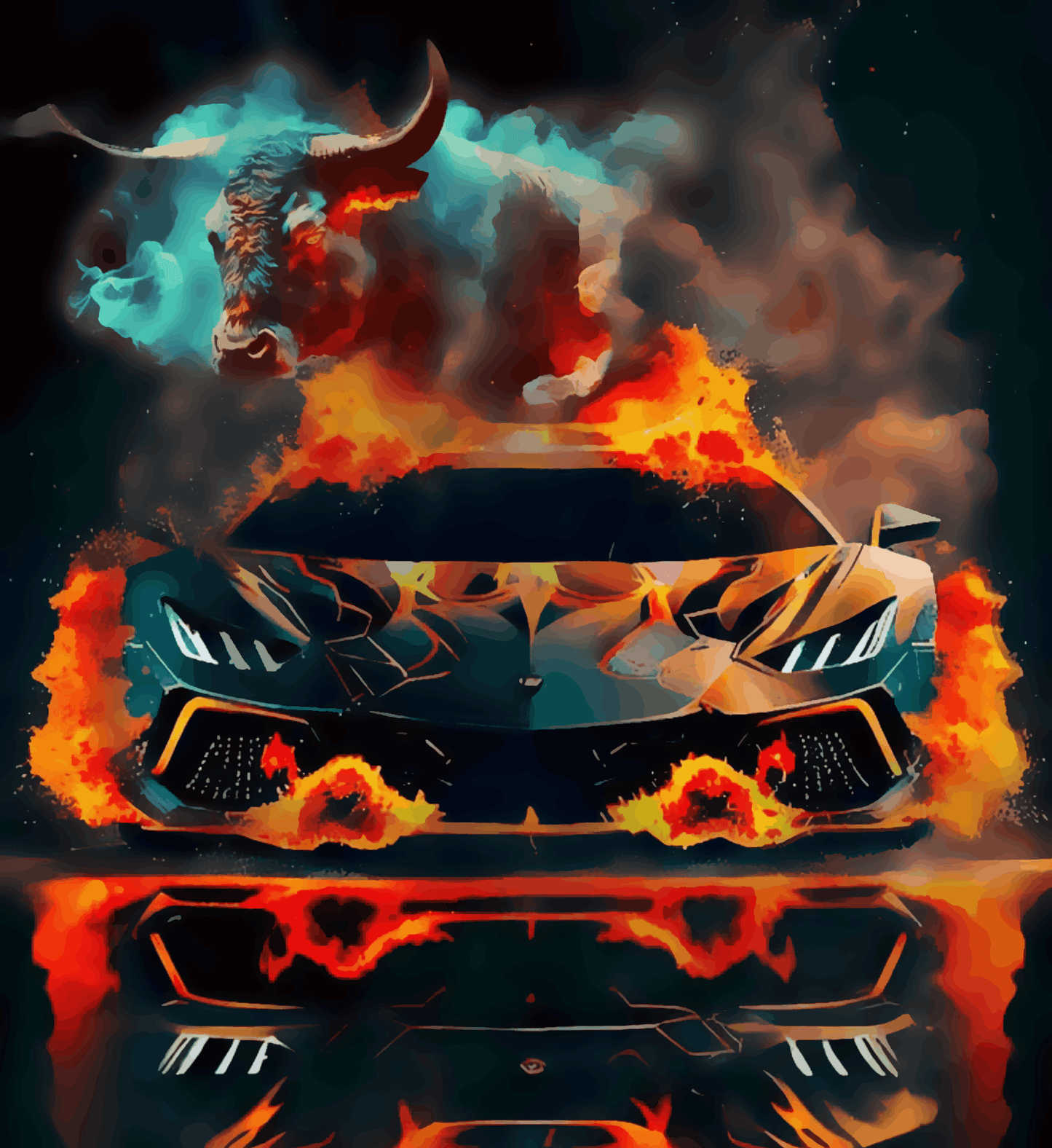Lamborghini Bullzeye Abstract