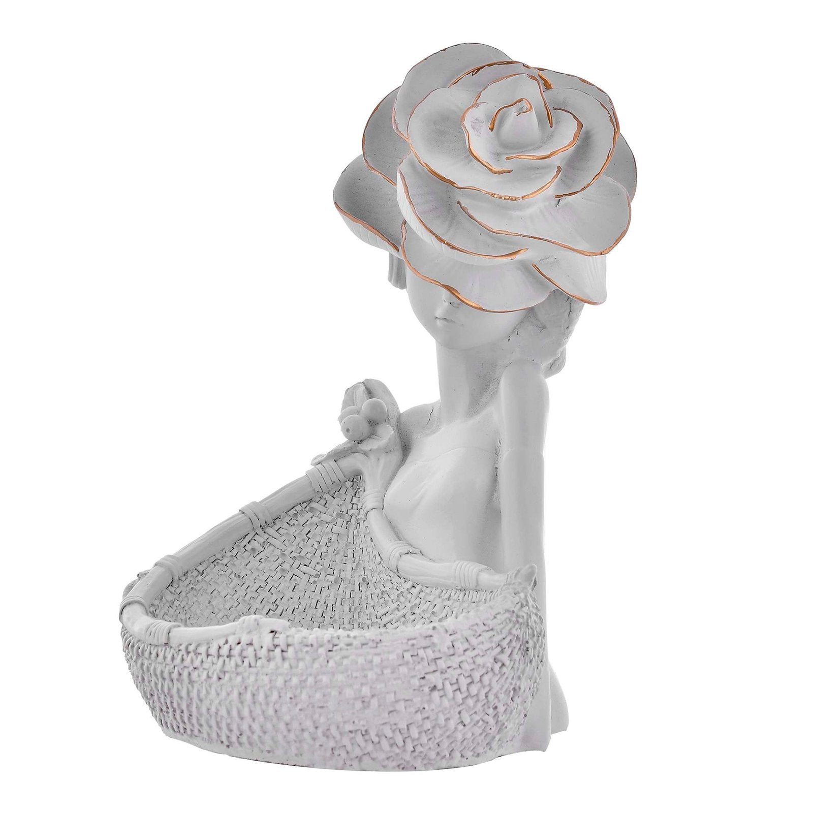 Lady with Basket Statue