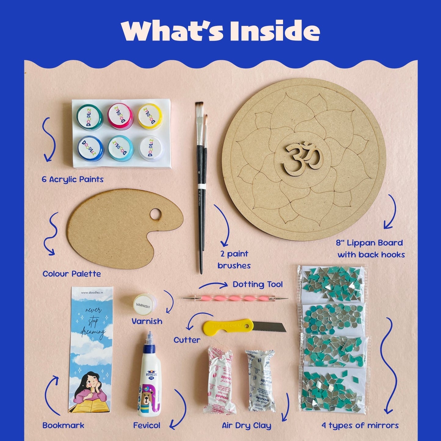 Sacred Om Lippan Art Kit