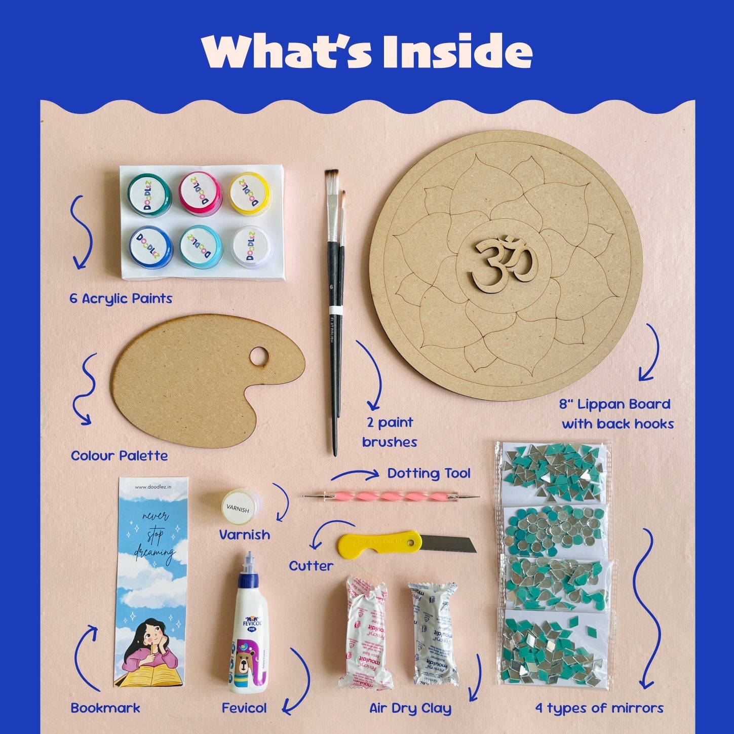 Sacred Om Lippan Art Kit