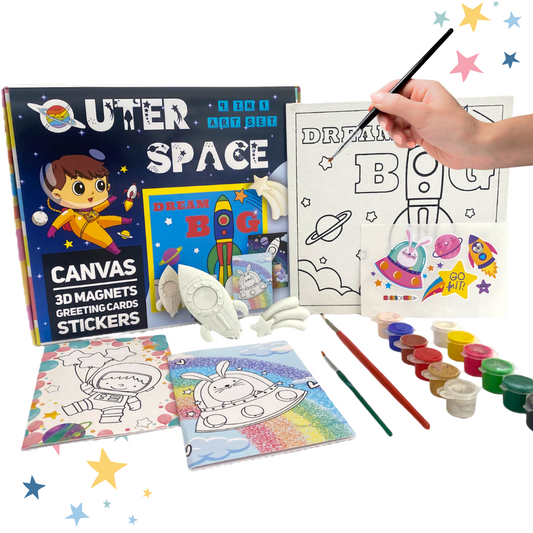 4 In 1 Canvas Set - Outer Space