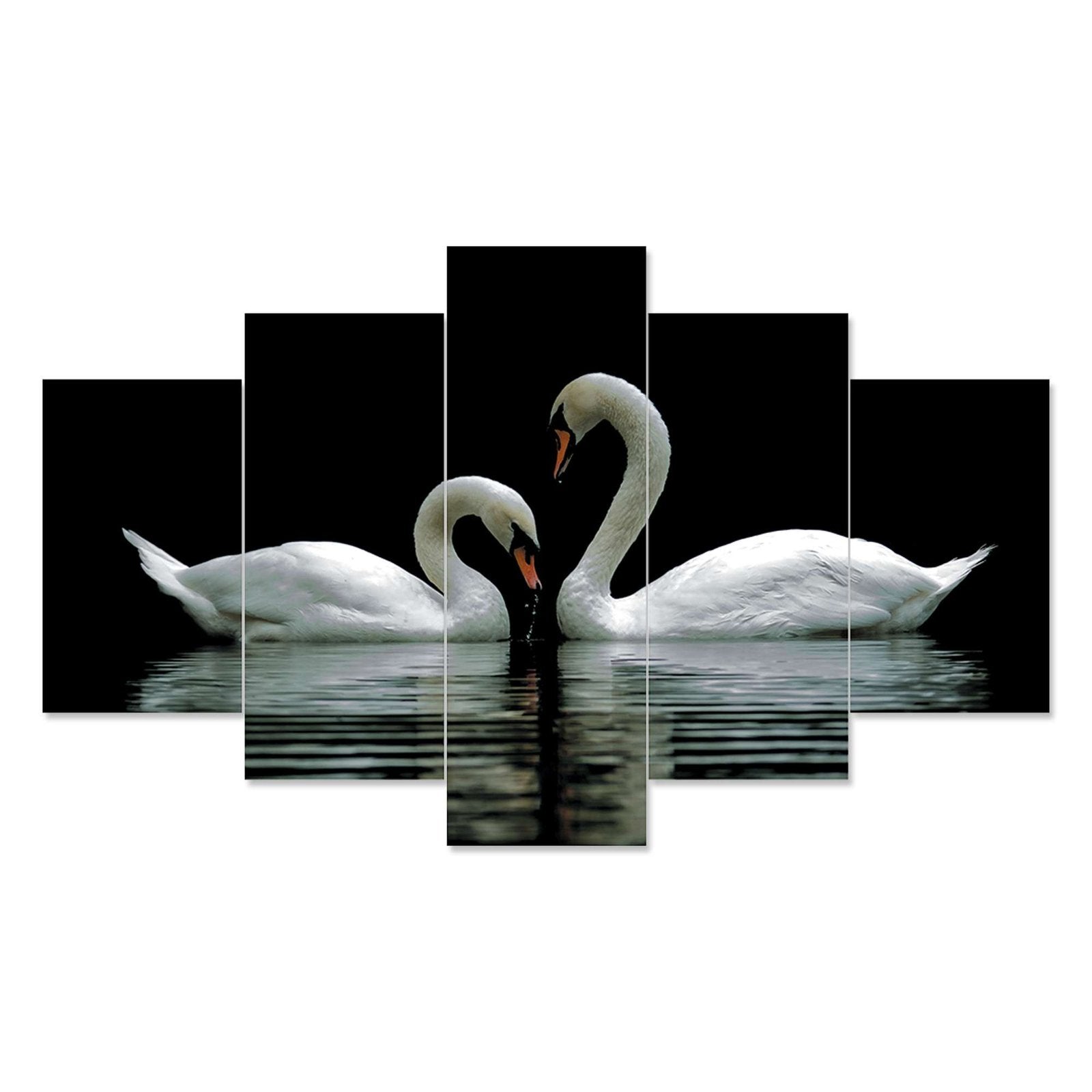 Nature Set of Five 3D Framed Paintings for Wall Decoration – Ideal for Home, Living Room, and Bedroom (75 x 43 CM)