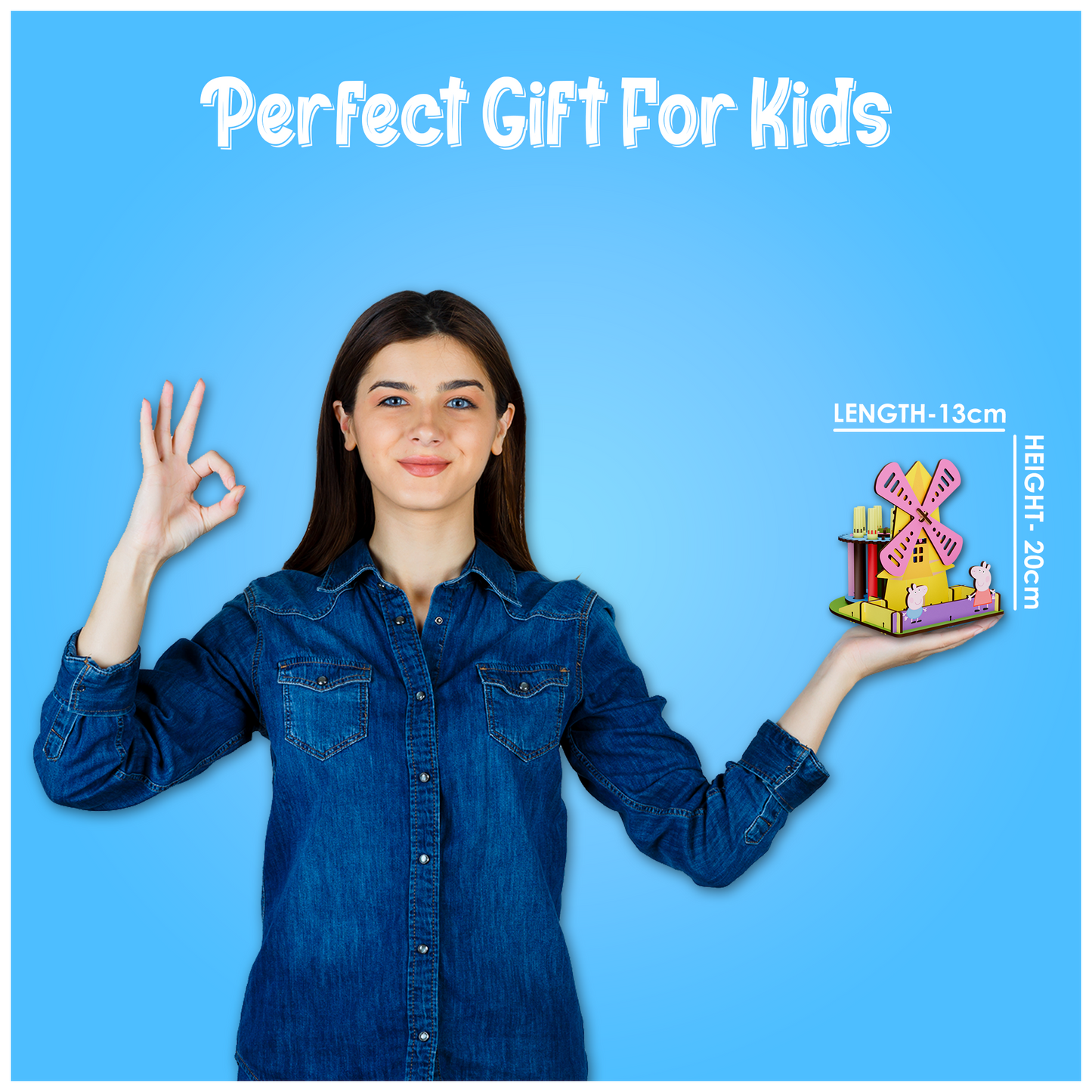 Peppa's DIY Windmill Pen Stand- Learn about Electricity