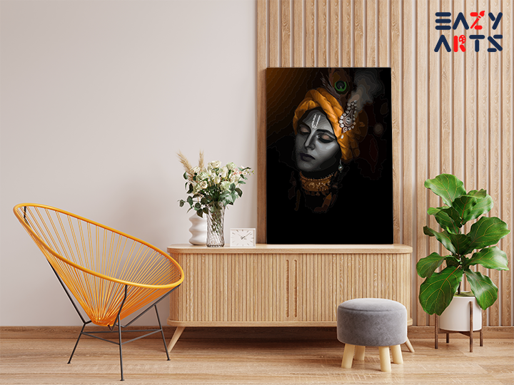 Serene Divinity: Meditative Krishna Paint by Numbers Kit