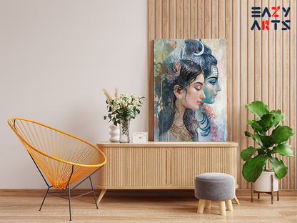 Divine Union: Shiva and Parvati Sacred Balance Paint by Numbers Kit