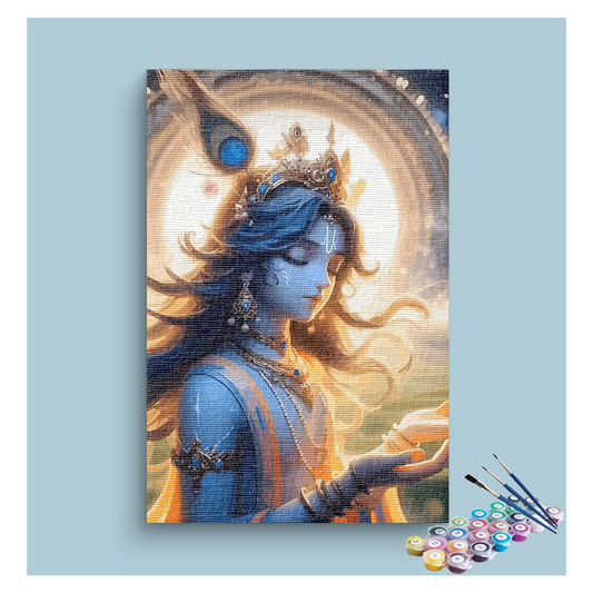 Krishna in Meditation Paint by Numbers Kit