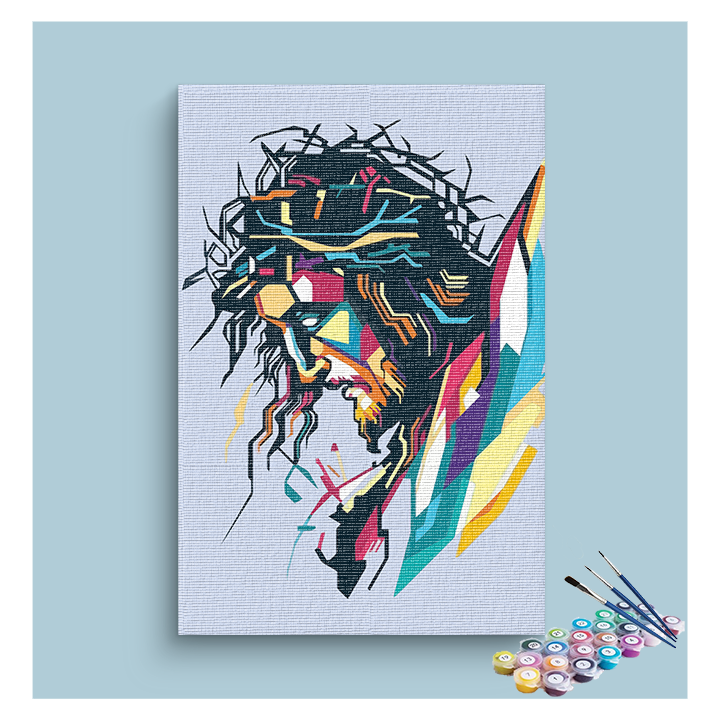 Modern Savior: Jesus Christ Paint by Numbers Kit