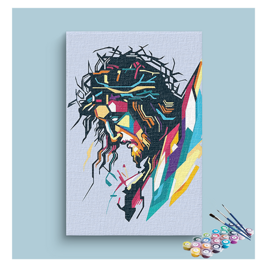 Modern Savior: Jesus Christ Paint by Numbers Kit
