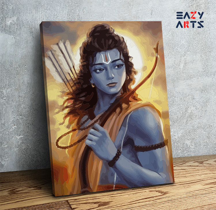 Warrior of Virtue: Lord Ram Paint by Numbers Kit