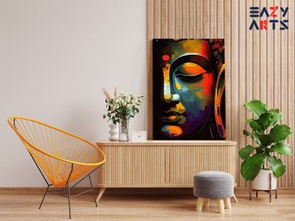 Luminous Serenity: Buddha Face Paint by Numbers Kit