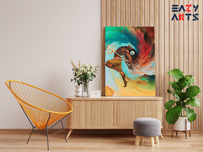 Dance of Destruction: Dynamic Shiva Paint by Numbers Kit