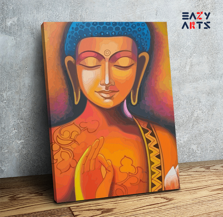 Radiant Peace: Buddha Serenity Paint by Numbers Kit
