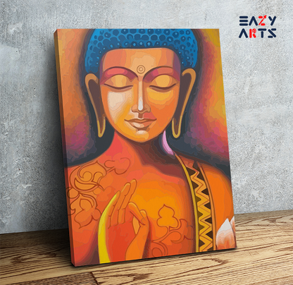 Radiant Peace: Buddha Serenity Paint by Numbers Kit