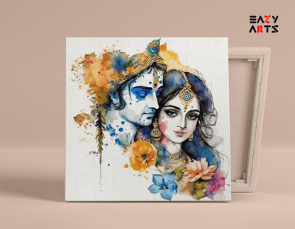 Eternal Love: Radha Krishna Paint by Numbers Kit