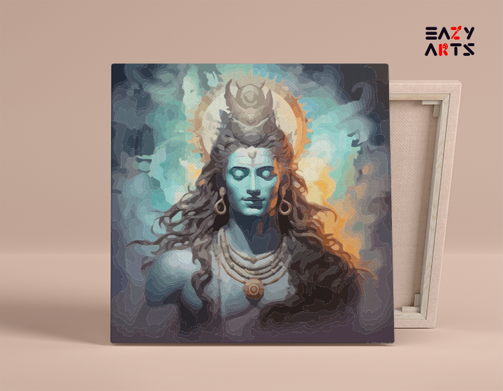 Divine Tranquility: Lord Shiva Paint by Numbers Kit