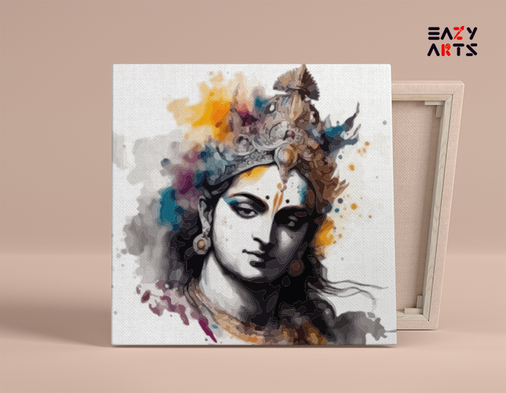 Krishna Monochrome Paint by Numbers Kit