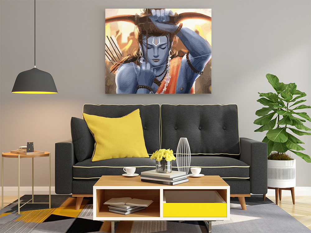 Warrior’s Prayer: Ram with Bow Paint by Numbers Kit