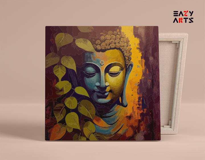 Tranquil Buddha: Serenity Under the Bodhi Tree Paint by Numbers Kit