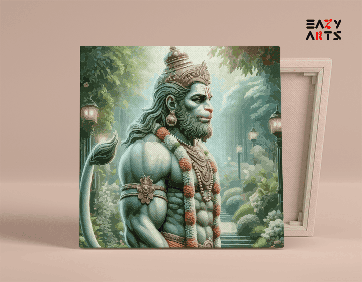 Divine Strength: Lord Hanuman Paint by Numbers Kit