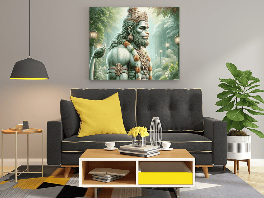 Divine Strength: Lord Hanuman Paint by Numbers Kit