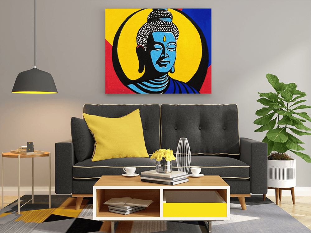 Vibrant Buddha Serenity Paint by Numbers Kit