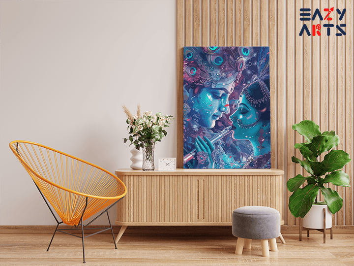 Eternal Bond: Krishna and Radha Paint by Numbers Kit