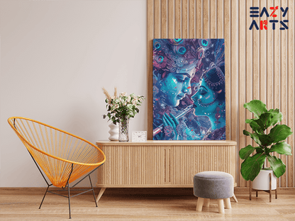 Eternal Bond: Krishna and Radha Paint by Numbers Kit