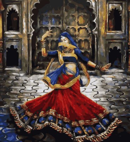 Rajasthani Nrutya Painting