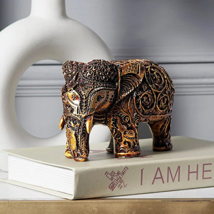Artarium Hand Crafted Resin Elephant Idol