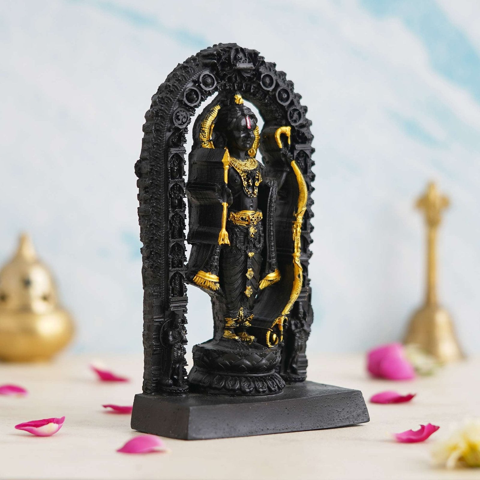 Ram Lalla Idol Ayodhya Murti Resin Shree Ram Lalla Statue Home Decor & Gifts, Office, Tample, Mandir Housewarming Decoration Items