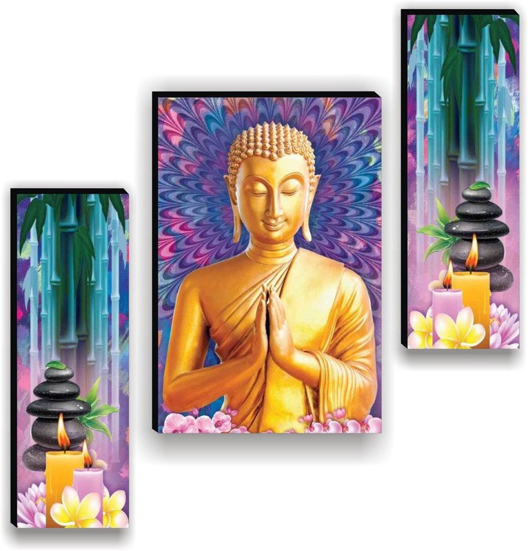 Set Of 3 Digital Wall Painting