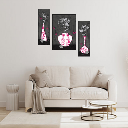 Set Of 3 Digital Wall Painting