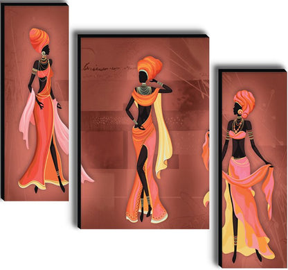 Set Of 3 Digital Wall Painting