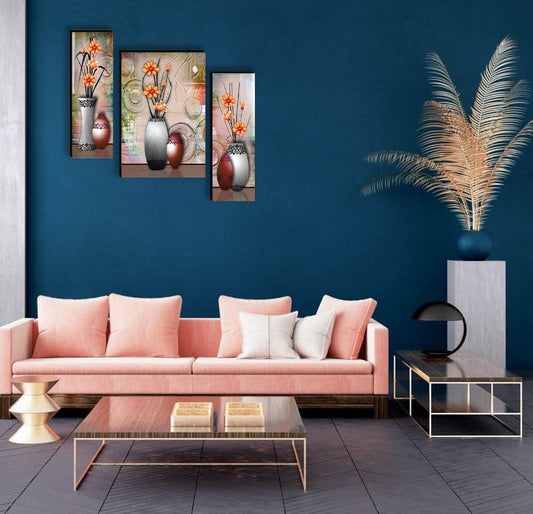 Set Of 3 Digital Wall Painting