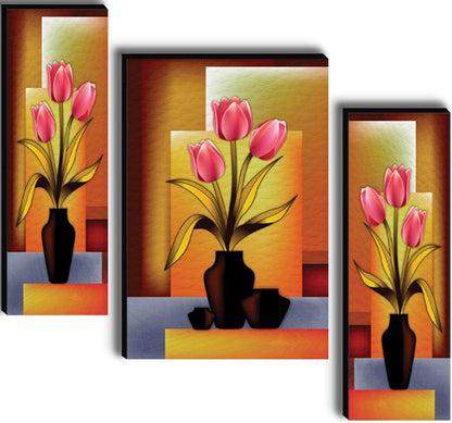 Set Of 3 Digital Wall Painting