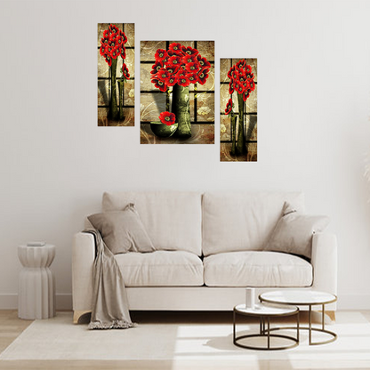 Set Of 3 Digital Wall Painting