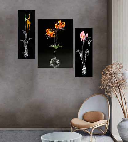 Set Of 3 Digital Wall Painting