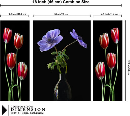 Set Of 3 Digital Wall Painting
