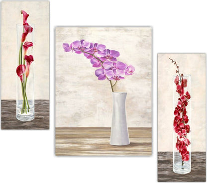 Set Of 3 Digital Wall Painting