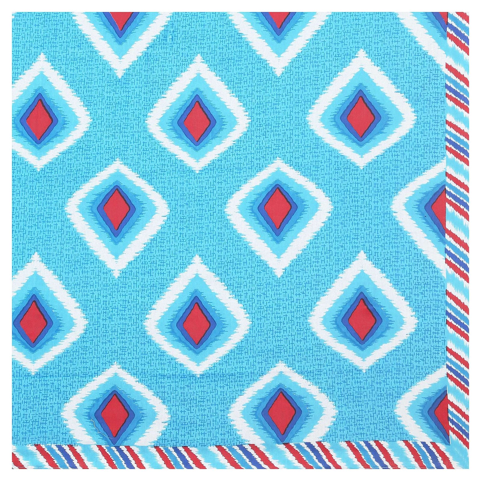 100% Pure Cotton Traditional Printed Bedsheet for Double Bed King Size Bedsheet with 2 Pillow Covers