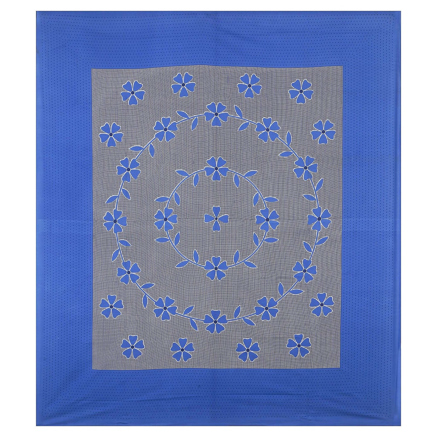 100% Pure Cotton Traditional Printed Bedsheet for Double Bed King Size Bedsheet with 2 Pillow Covers