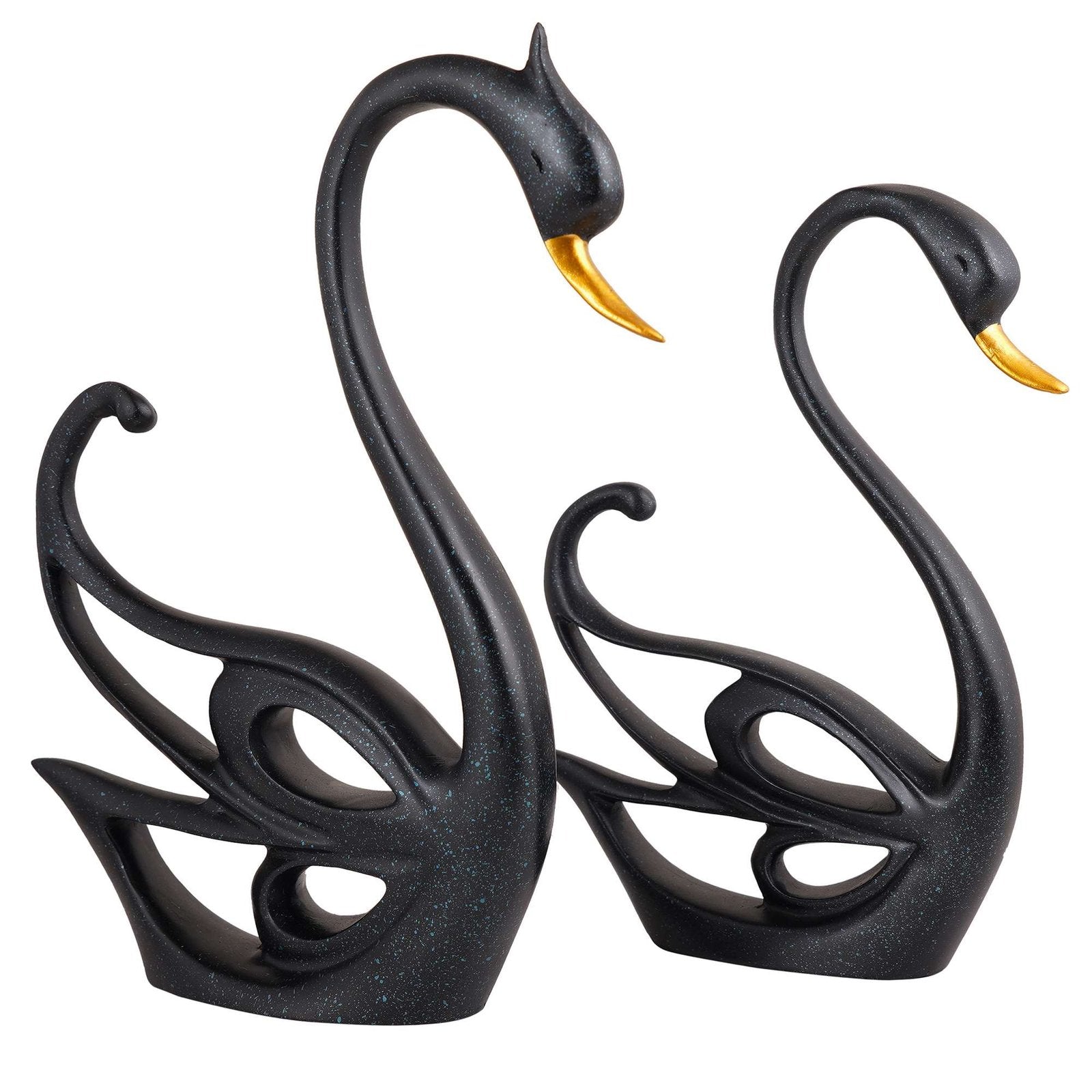 Good Luck Black Swan Home Decor Showpiece, Idols, Figurine for Home Office Decor| Gift Item
