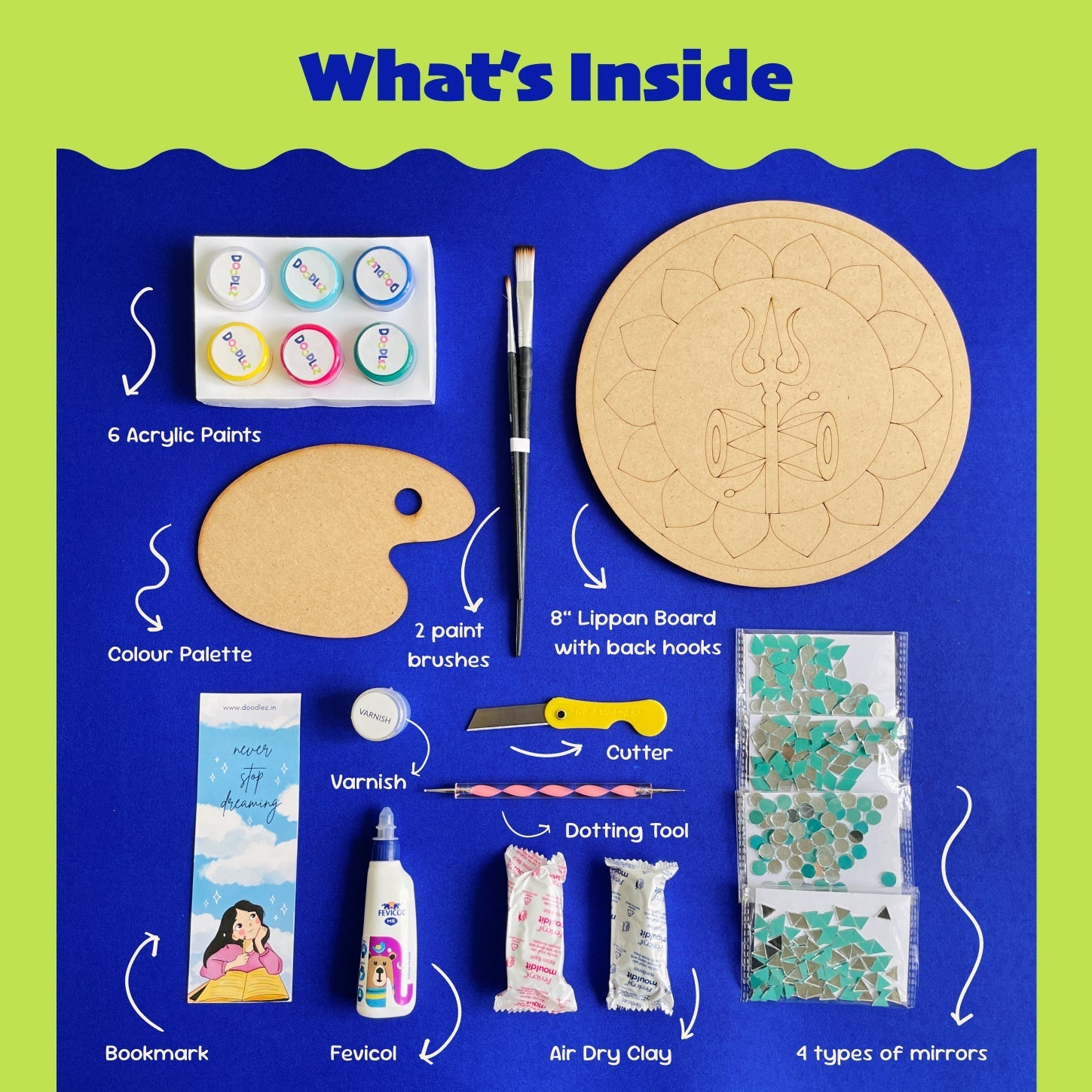 Lord Shiva Lippan Art Kit