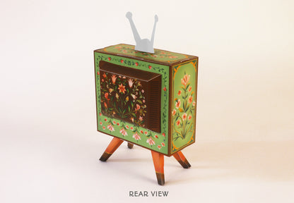 Mini TV Desk Calendar 2025 DIY Paper Craft Kit